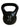 12kg zwarte kettlebell van jim24